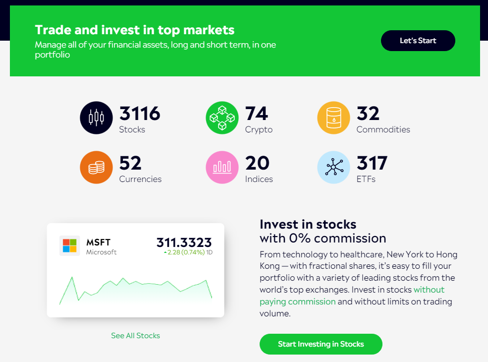 eToro, Overall Best Place to Buy Solana UK